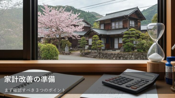 【貯まる家計の第一歩】キャッシュフローを始める前に確認すべき３つのこと