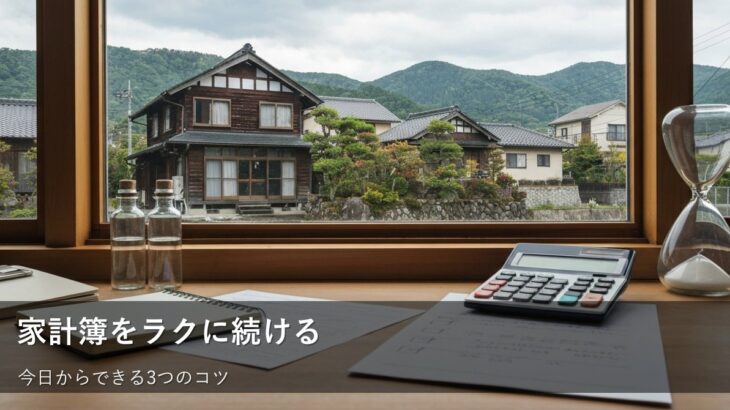 【無理なく続く】家計簿の習慣化！今日から始める3つのステップ