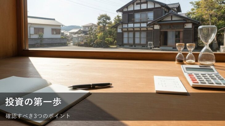 【初心者向け】投資を始める前に！まずはここから確認すべき3つのこと