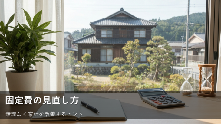 【無理なく見直し】固定費で失敗しない！「まずここ」から始める家計改善ステップ