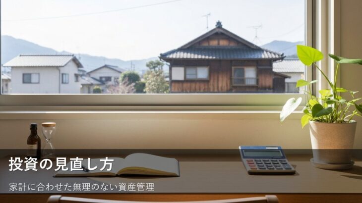 投資の見直しは「今の家計」が基準。無理なく続けるためのステップ
