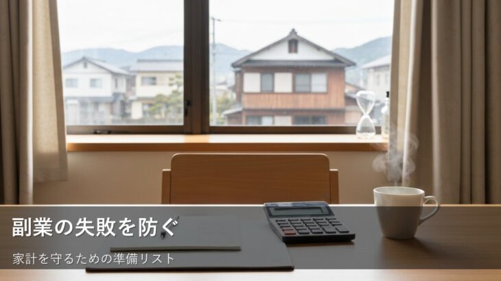 副業を始める前に知っておきたい!家計を崩さないための「守りの準備」