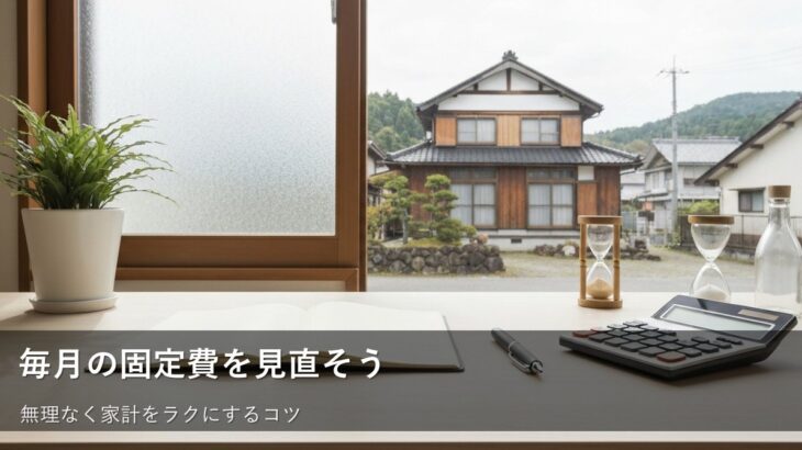 【見直しの第一歩】固定費、どこをチェックすればいい？毎月ラクになる確認ポイント