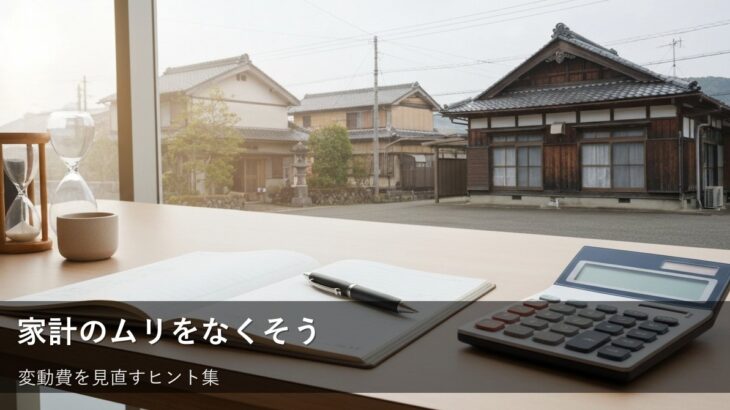 無理なく変わる！変動費を見直して家計をラクにする3つのステップ