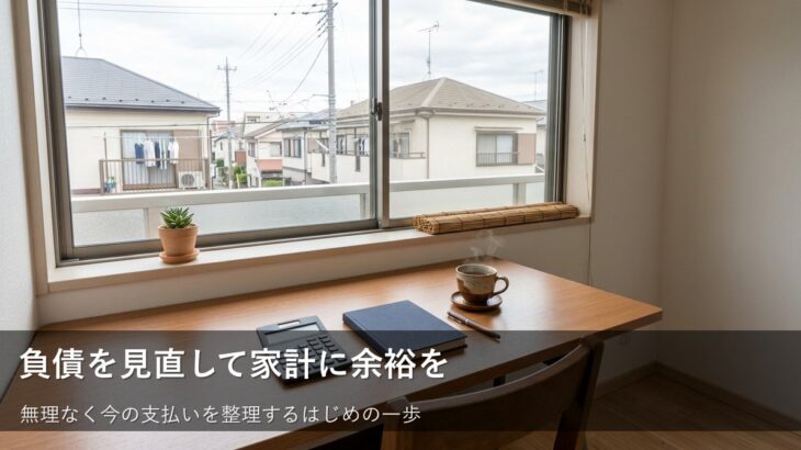 「借りているお金」を見直す。家計を軽くする負債整理の第一歩