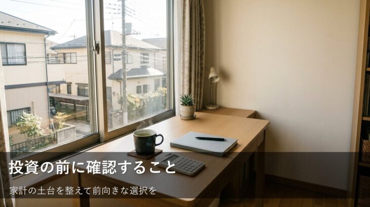 投資を始めるその前に。お金の「流れ」を知るための第一歩