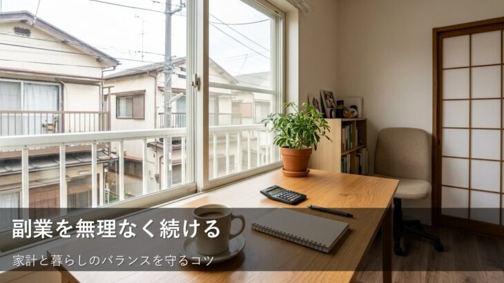 無理なく続ける副業のコツ:家計にプラスを生むための「小さな習慣」