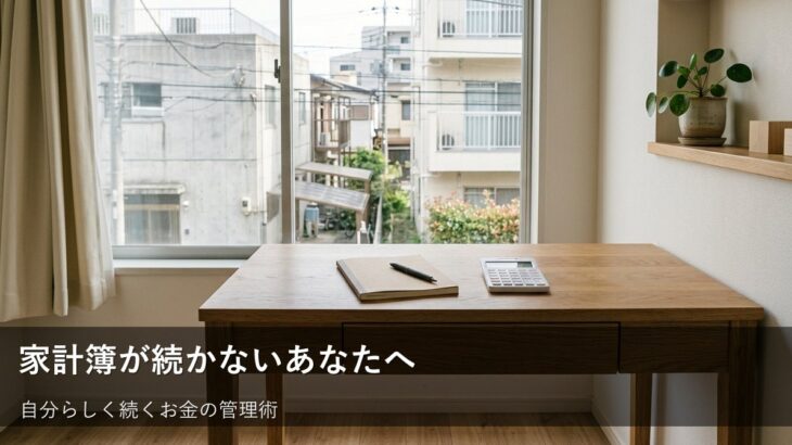 「家計簿が続かない」を卒業する。自分に合った無理のない家計管理のコツ
