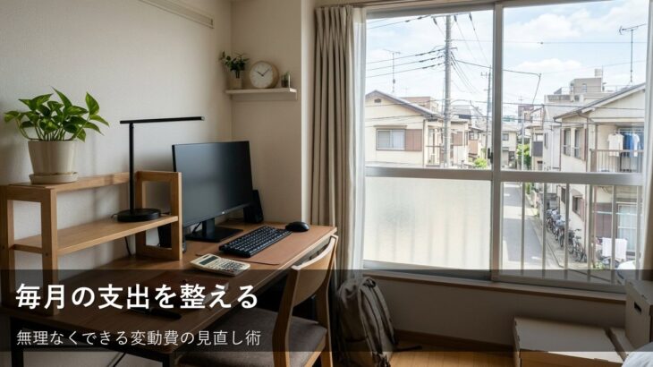 無理なく続く！変動費を見直して「お金のゆとり」を作るコツ