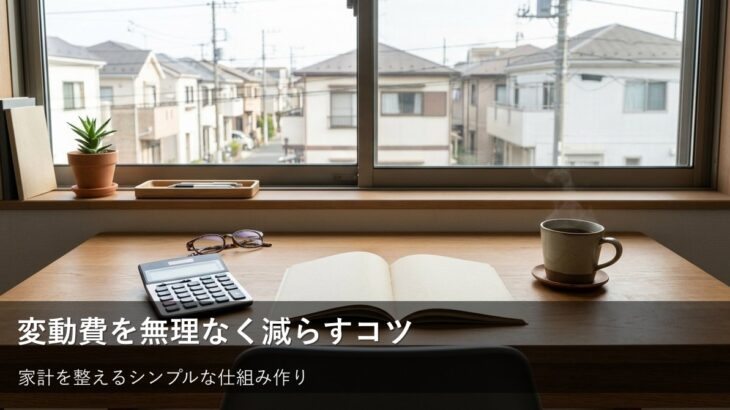 無理なく続く変動費の節約術｜毎月の家計を整える「仕組み」の作り方