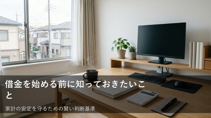 「借りる」前に立ち止まる。負債と上手に付き合うための3つのチェックリスト