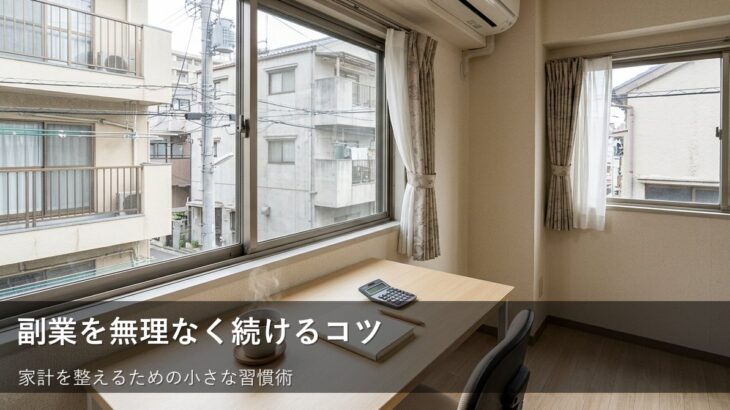 無理なく始める副業習慣｜家計を支える小さな一歩の踏み出し方