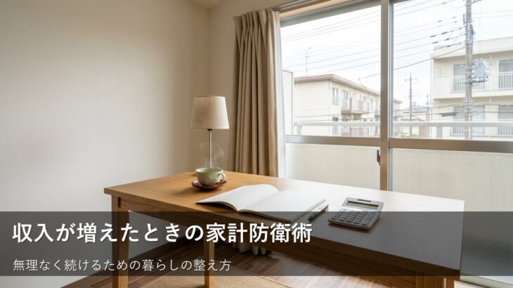 収入が増えても焦らない!家計管理の基本ルールを見直すコツ