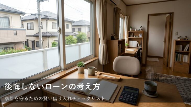 ローンで失敗しないために。無理のない借り入れを見極める3つのステップ